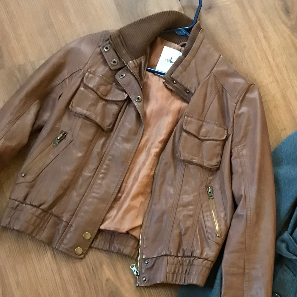 AE leather jacket